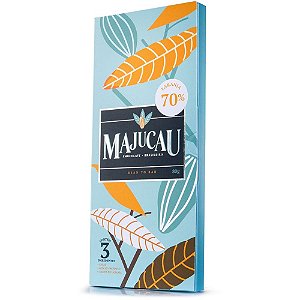 chocolate 70% cacau com raspas de laranja