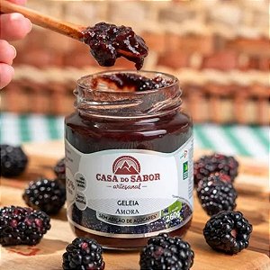 Geleia de amora sem adição de açúcar Cas do Sabor 260g