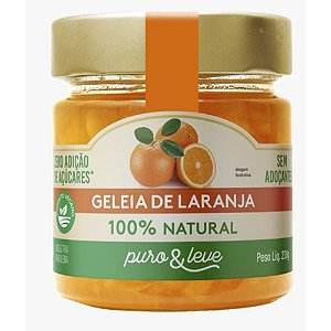 Geleia de Laranja  Puro e Leve 230g