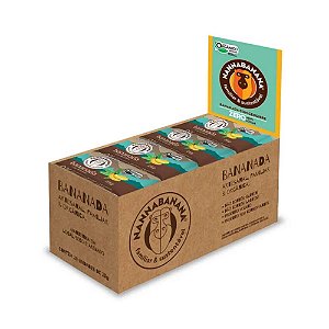 Bananada com Gengibre Nannabanana 25g cx com 20