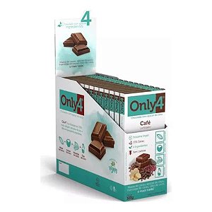 Only4 70% cacau c/Cafe Liof 20g - Display com 15