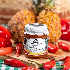 GELEIA SEM ACUCAR ABACAXI E PIMENTA Casa do Sabor 260g