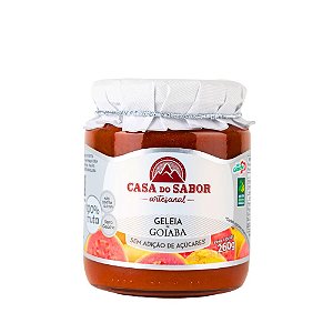 GELEIA SEM AÇÚCAR GOIABA Casa do Sabor 260g