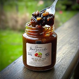 Geleia de Figo com Nozes sem açúcar 260g D. Margarida