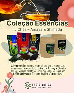 CHÁS - COLEÇÃO ESSÊNCIAS DO CHÁ – AMAYA & SHIMADA