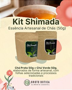 Chás - COLEÇÃO SHIMADA – VERDE & PRETO 50g e 50g