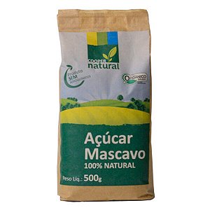 Açúcar Mascavo Orgânico - Coopernatural - 500g