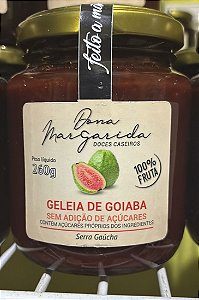 Geleia de Goiaba sem Açúcar - D. Margarida - 260g