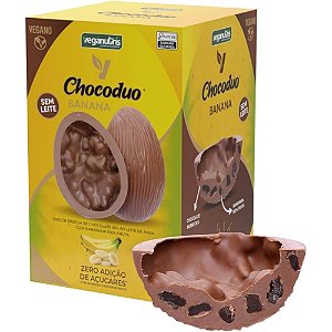 OVO DE PASCOA CHOCODUO BANANA - VEGANUTRIS - 200G