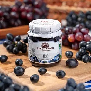Geleia de Uva sem Adição de Açúcar 260g - Casa do SAbor - 260g - 3 unidades