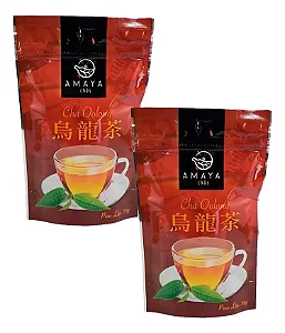 Chá Oolong Amaya 70g Kit com 2