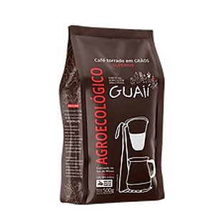 CAFE AGROECOLOGICO TORRADO EM GRAOS - GUAIÍ - 500G