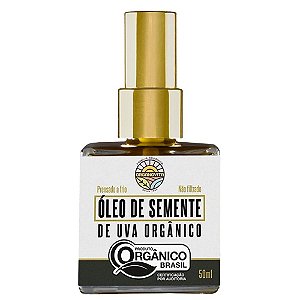 ÓLEO de SEMENTE UVA - ORGANOVITA - 50ML