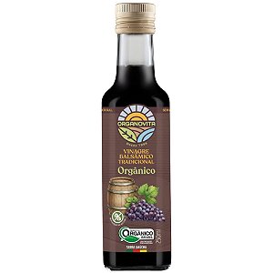 VINAGRE BALSAMICO TRADICIONAL -  ORGANOVITA  - 250ML