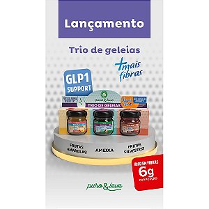 KIT MAIS FIBRAS TRIO MINI GELEIAS Puro e Leve