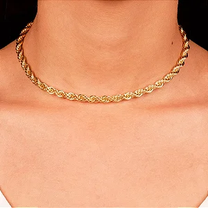 Choker Cordão Baiano Liso