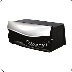 Caixa de Correio Pequena Frente Aluminio Para Muro 20x25x12cm