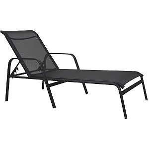 Espreguiçadeira em Alumínio e Tela Sling Para Piscina