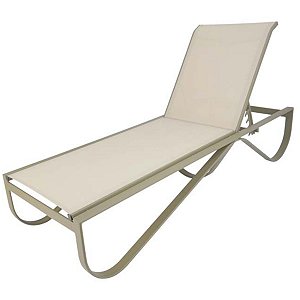 Espreguiçadeira de Piscina e Jardim Em Tela Sling Modelo Infinity