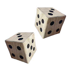 Kit 2 Dados 6 Lados para Jogos RPG, Clube, Festa, Jogos Familiares