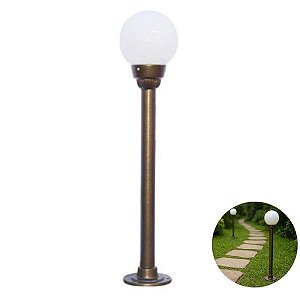 Poste Colonial Espanhol Pequeno para Jardim em Alumínio 90cm