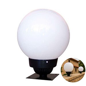 Luminária Externa de Alumínio para Muro Com Globo