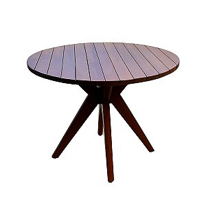 Mesa Cozinha Vila Real Tampo de Madeira 1,00m
