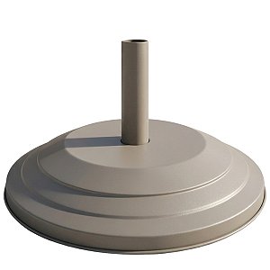 Suporte Base para Ombrelone Guarda Sol 20kg Alumínio Fendi para Piscina Jardim