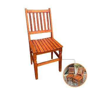 Cadeira Para Mesa Jantar Madeira de Lei Peroba Rosa Rústica Premium