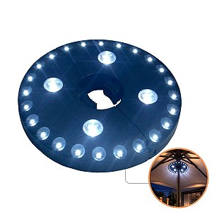 Luz De LED Para Guarda-Sol E Ombrelone Haste Central Universal