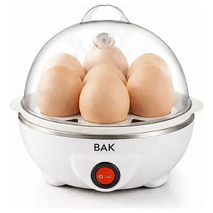 Cozedor de Ovos Elétrico BAK 350W 7 Ovos com Desligamento Automático