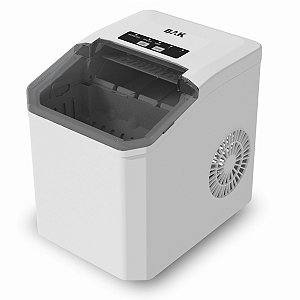 Máquina de Gelo Elétrica BAK 1,3L Automática de Bancada 127V/220V