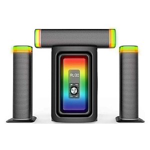 Home Theater Sombox D-DM02 3.1 190W RMS com Subwoofer e Bluetooth
