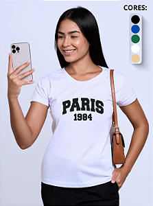 T-shirt Feminina "Paris 1984"