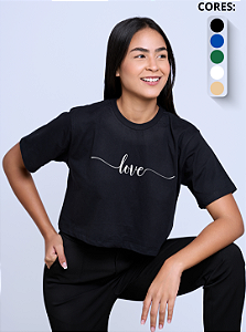 Cropped Feminino "Love"