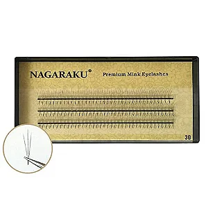 Cílios Nagaraku 3D Premium Mink -  0,07MM / C