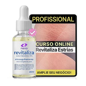 Sérum Revitaliza Estrias + Curso Online - Profissional