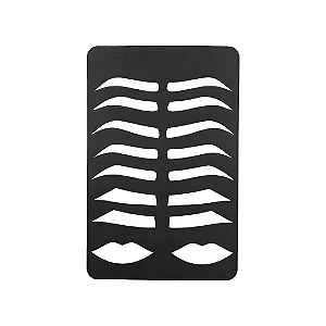 Stencil para Sobrancelhas e Lábios