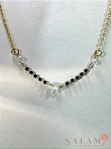 Corrente Pedrinha preta