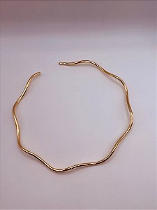 Gargantilha Tubo Ondulado