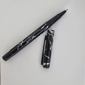 CANETA ESFEROGRÁFICA METAL  - TRISHOLIC FANCY PRETA