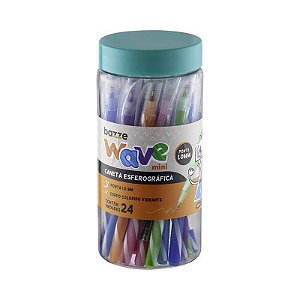 CANETA ESFEROGRÁFICA MINI BAZZE WAVE 1.0