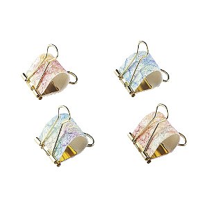 BINDER CLIPS TECIDO TRIS HOLIC CART 4UN