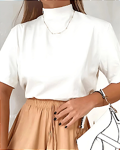 T-shirt gola alta P/M