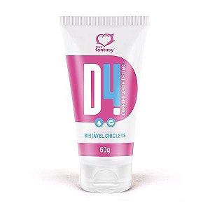 D4 Lubrificante íntimo Beijável 60g sexy Fantasy