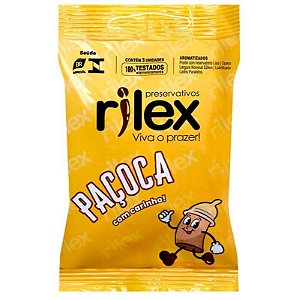 Preservativo Lubrificado com Aroma e Sabor de Paçoca 3 Unidades