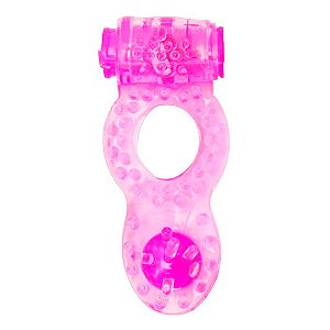 ANEL Peniano Estimulador Massageador Com Vibrador + PÉROLA.