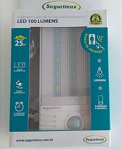 Luminária c/sensor de presença