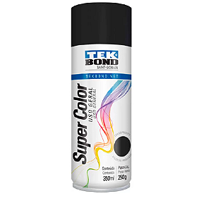 Tinta Spray Uso Geral 350ml Preto Fosco