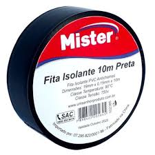 Fita Isolante 10m Preta